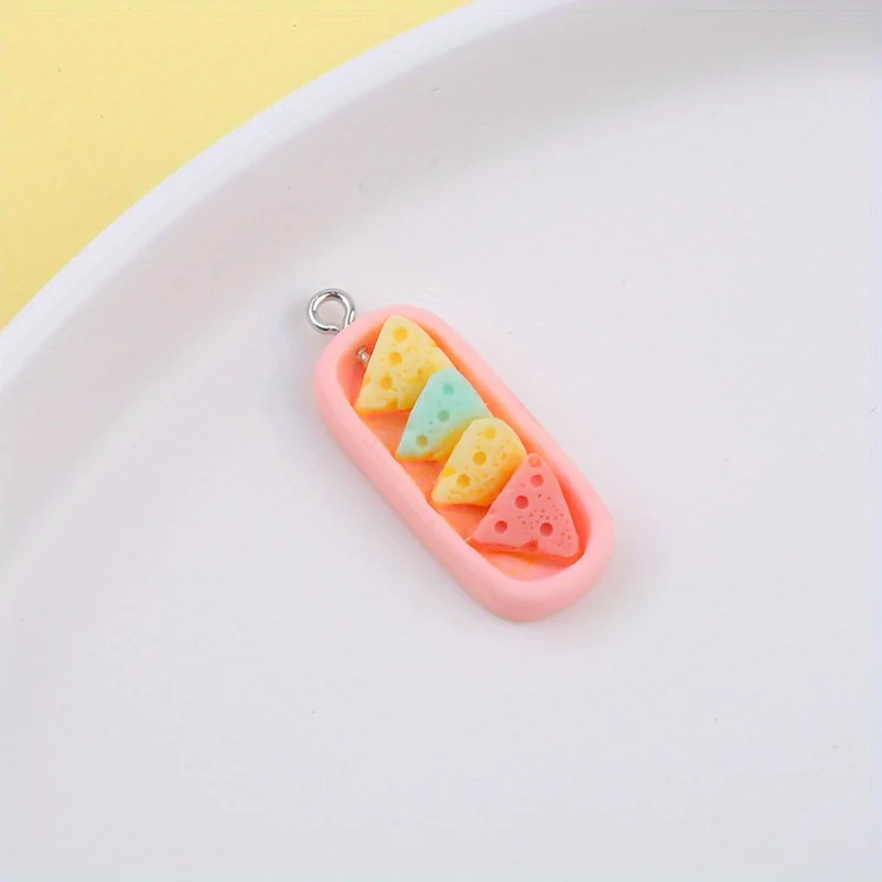 10 قطع محاكاة لطيف الغذاء السوشي الراتنج سحر DIY يدويا مجوهرات اكسسوارات صنع للأقراط جراب هاتف الديكور #5