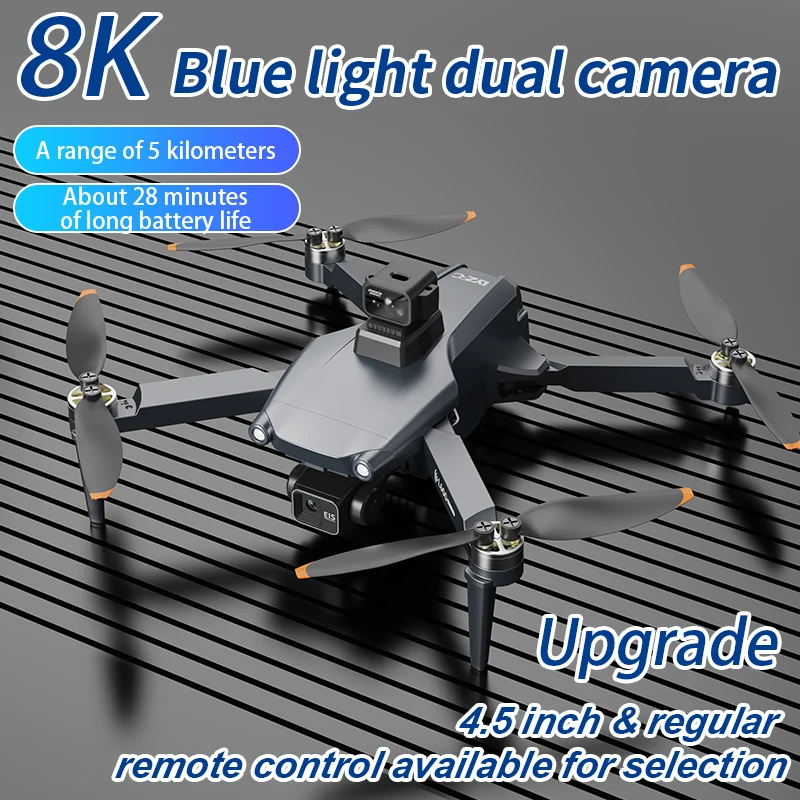 L600 PRO MAX GPS Drone Professional 4K HD Dual Camera 3-Axis Gimbal Obstacle Avoidance FPV Brushless 5G WIFI RC Quadcopter Toys