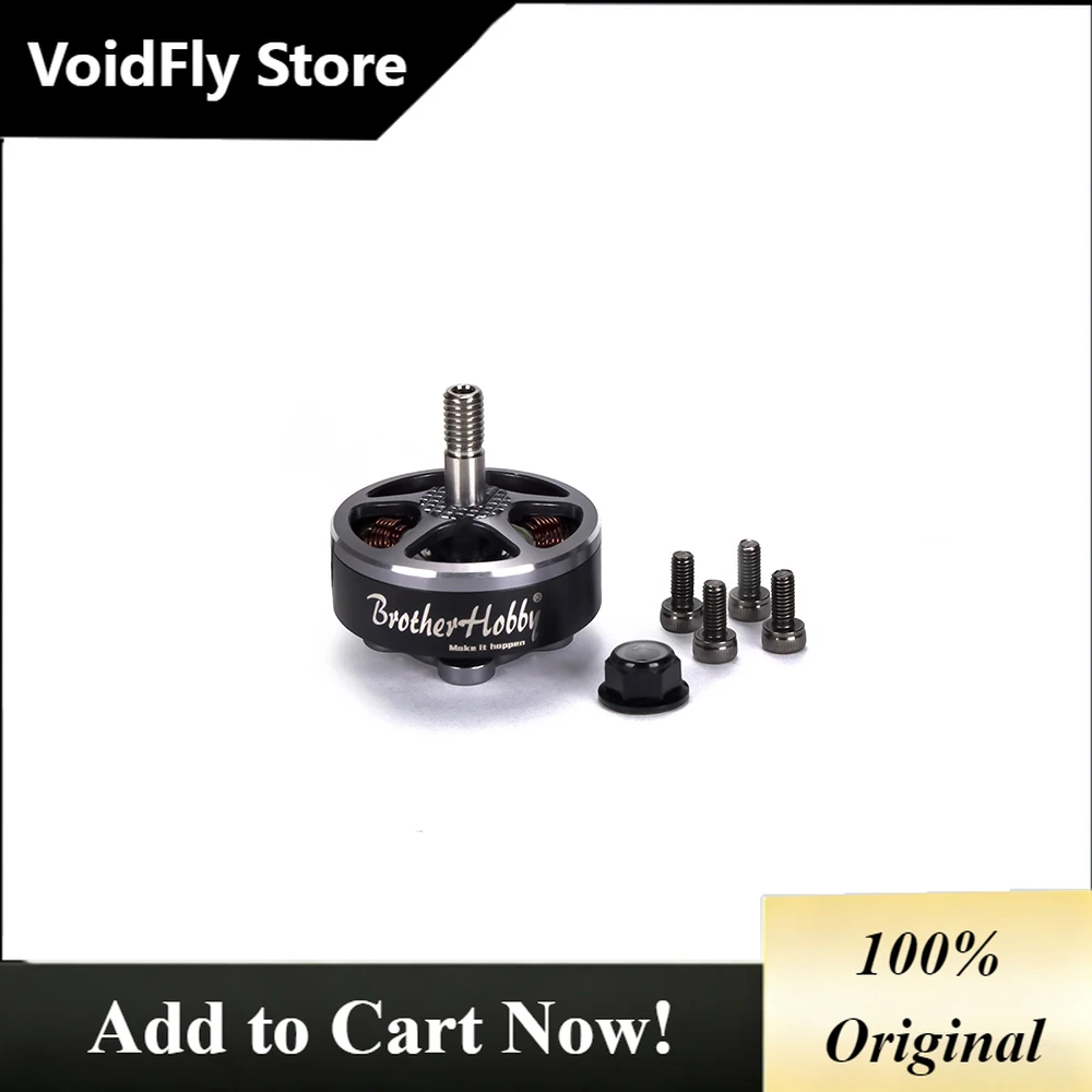 VoidFly 1/2/4pcs BrotherHobby Avenger 2806.5 1300/1700/1920KV 4-6S Long Range FPV Motor for RC Racing Freestyle 5/6/7inch Drone