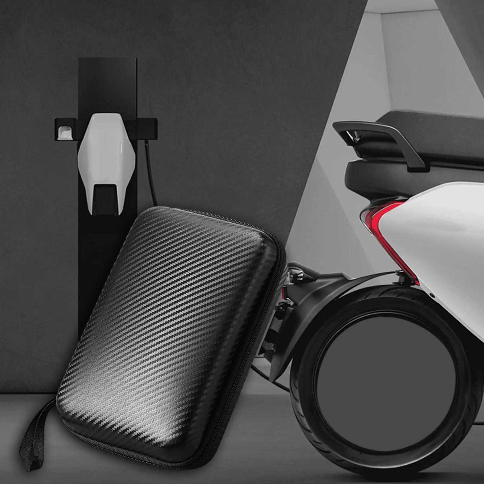 

Hard EVA Storage Bag Fitness Carrying Case Wallet Motorcycle Chargers Storage