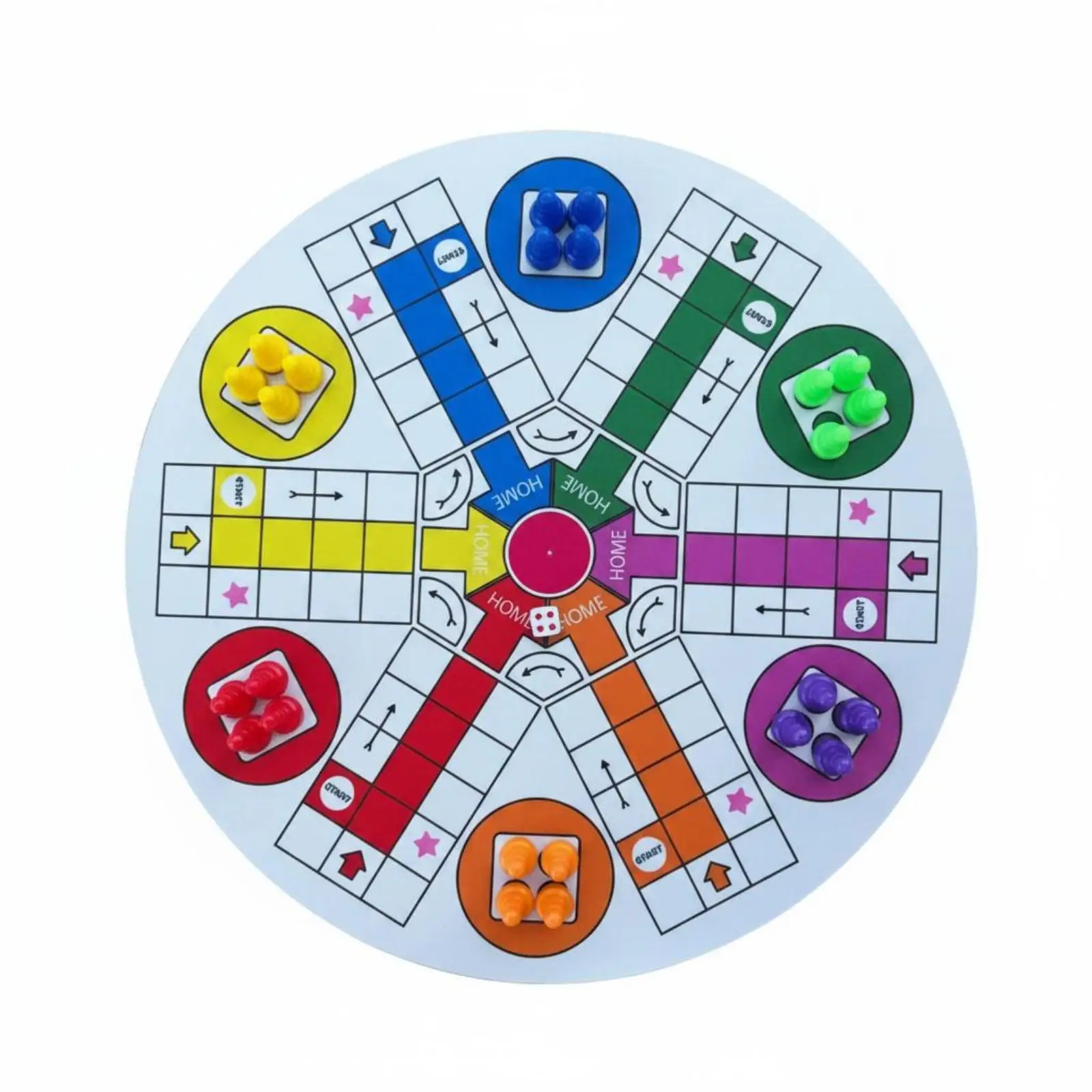 Jeu de société Ludo pour 6 joueurs, développement des compétences, jeu d'échecs volants pour adultes, fête