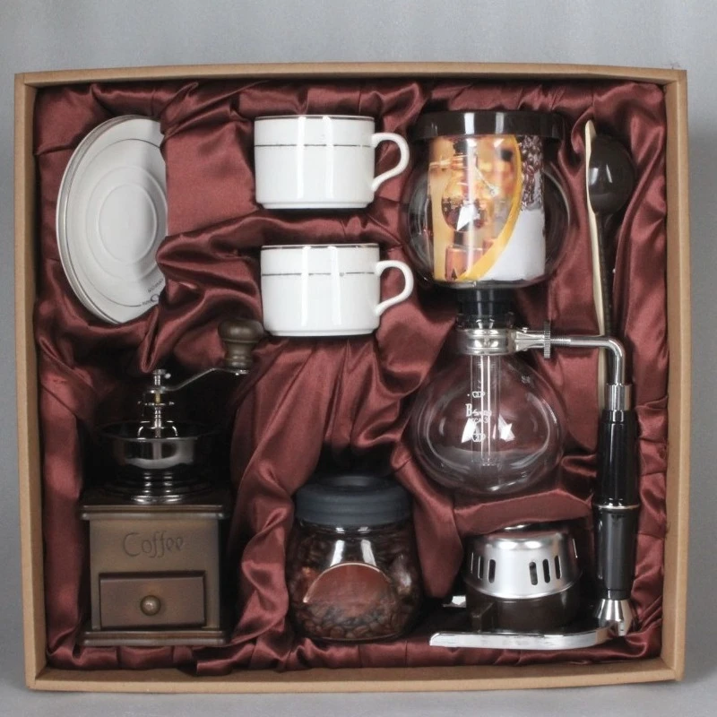 

Holiday Gift Box Siphon Pot Coffee Gift Box | Business Gifts | Mid-Autumn Festival Gifts | Coffee Pot Set