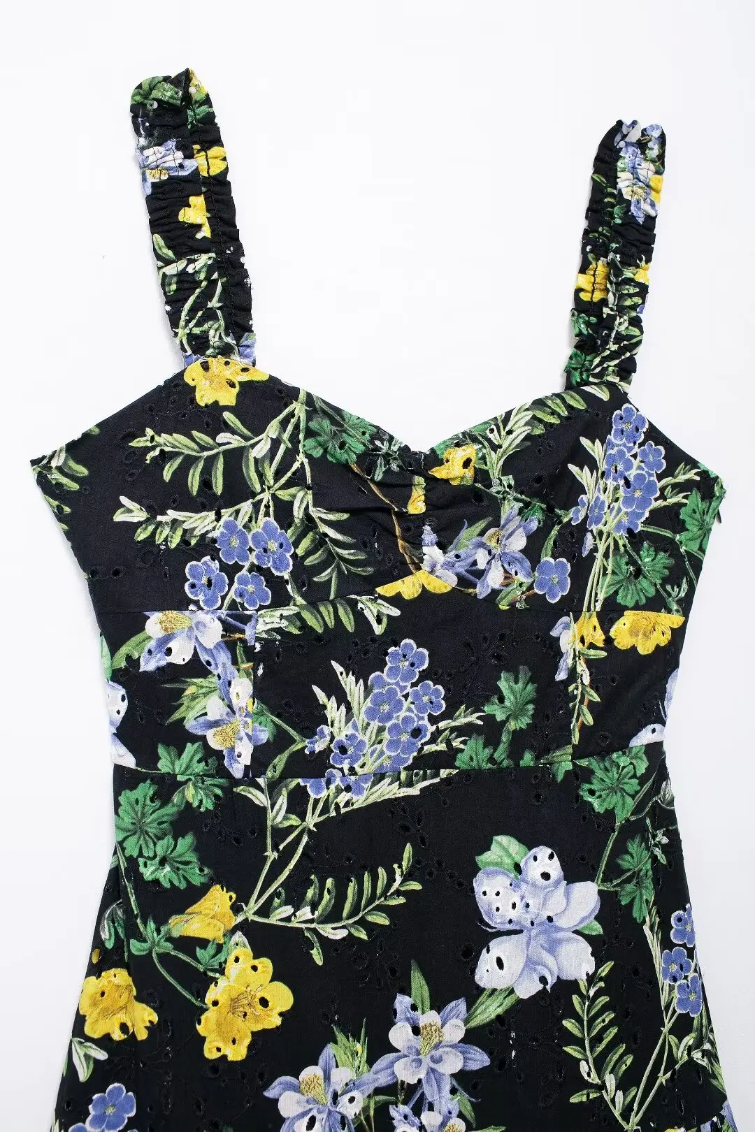 Robe mi-longue à imprimé floral pour femmes, robe de tempérament chic, robe à bretelles rétro, mode éducative, nouveau, 2024