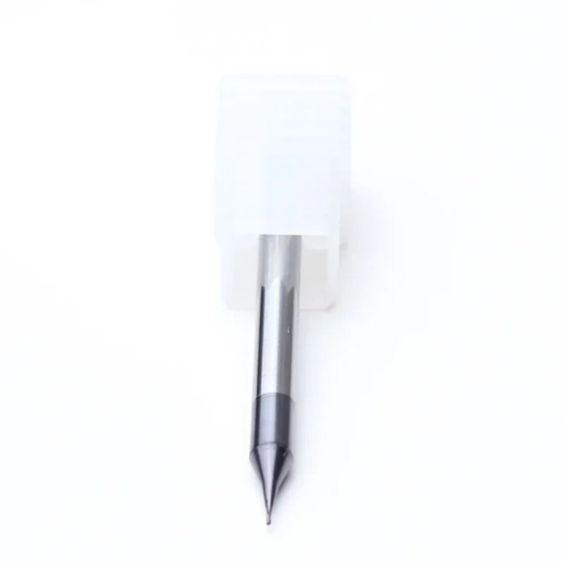 0.2mm 0.3mm 2 Flute HRC60 Micro Ball End Mill Tungsten Carbide Flat 4mm Shank Milling Cutter Mirco CNC Engraving  0.2-0.9mm