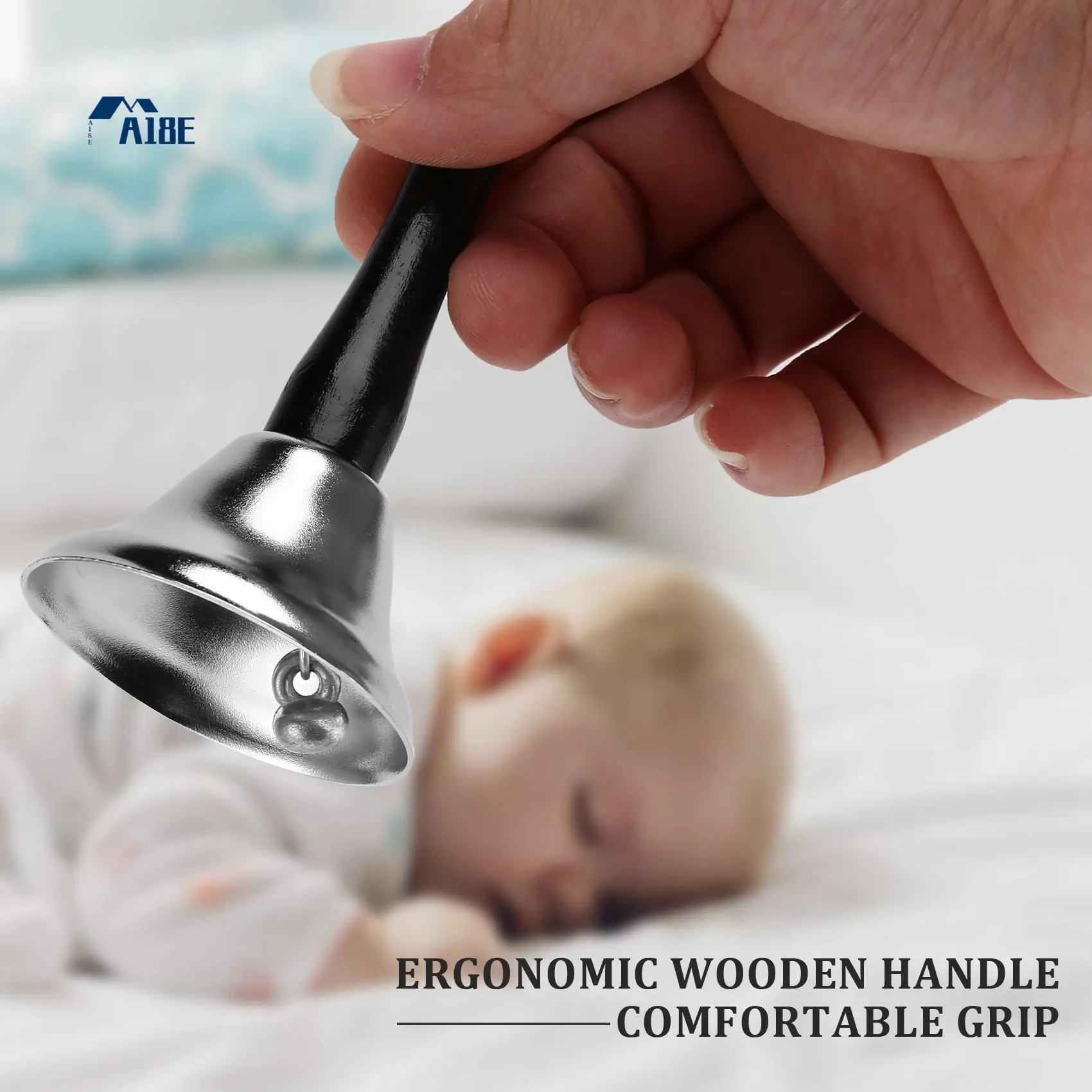 a18e-24-pieces-hand-bells-silver-steel-service-handbells-black-wooden-handle-diatonic-metal-bells-musical-percussion-nickel-whi