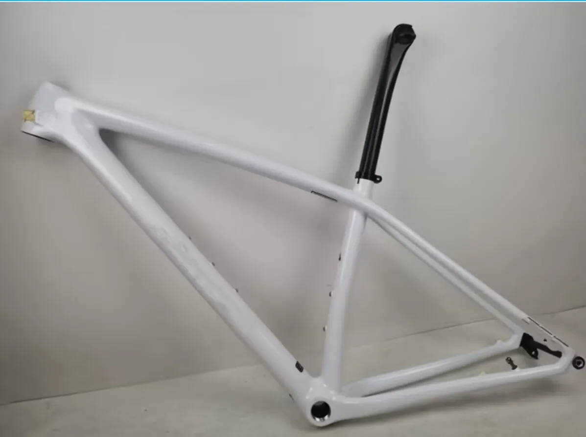 2025 EPIC هاردتيل RC MTB إطارات الكربون ألوان مخصصة دراجة هوائية جبلية من خلال المحور 148*12 BSA BOOST Size-S/M/L الإطار