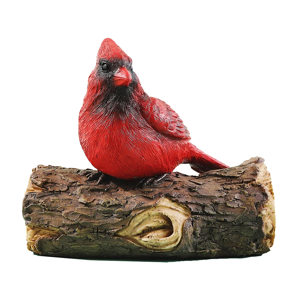 

Pendant Cardinal Ornament Bird Table Statue Sculpture Figure Model Fall Decor Yard Hanging Accessories