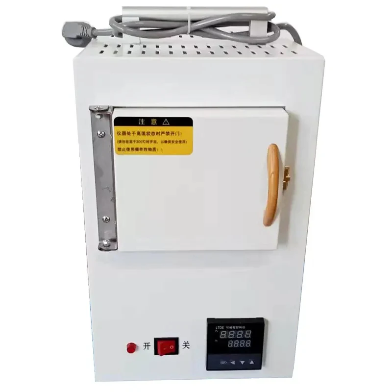 Energy Saving Ceramic Fiber Loratory Integrated Programmle High Temperature Furnace Silver Clay 00°C 2