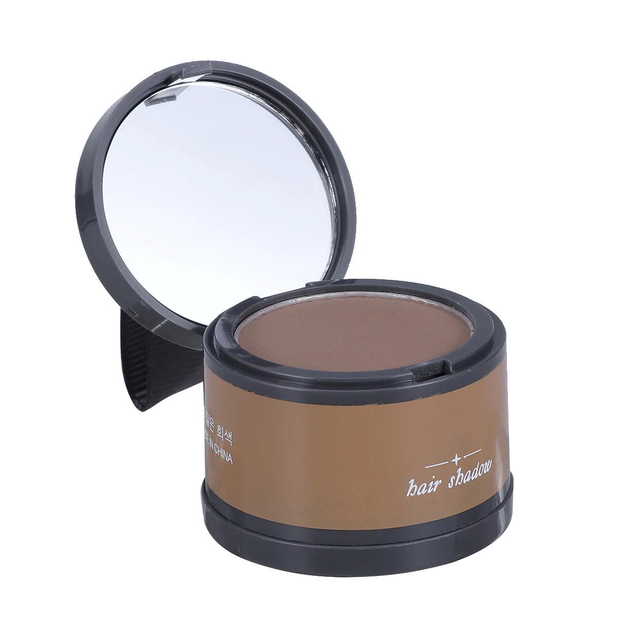 

1pc Hairline Shadow 3# For Instant Coverage Fill Thin Edges, Portable Hairline Coverage Powder Root Touch-Up Tool, Hair Powder