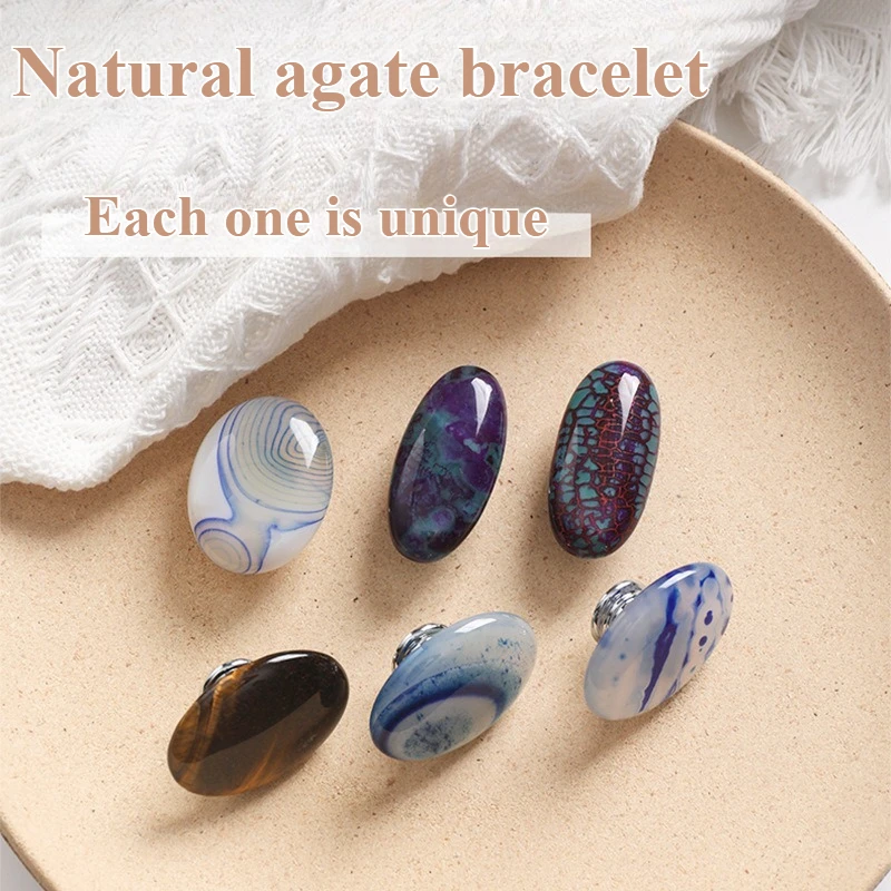 Agate sheet pull handle for wardrobe door aluminum alloy crystal handle high-quality and stylish luxury cabinet door handles