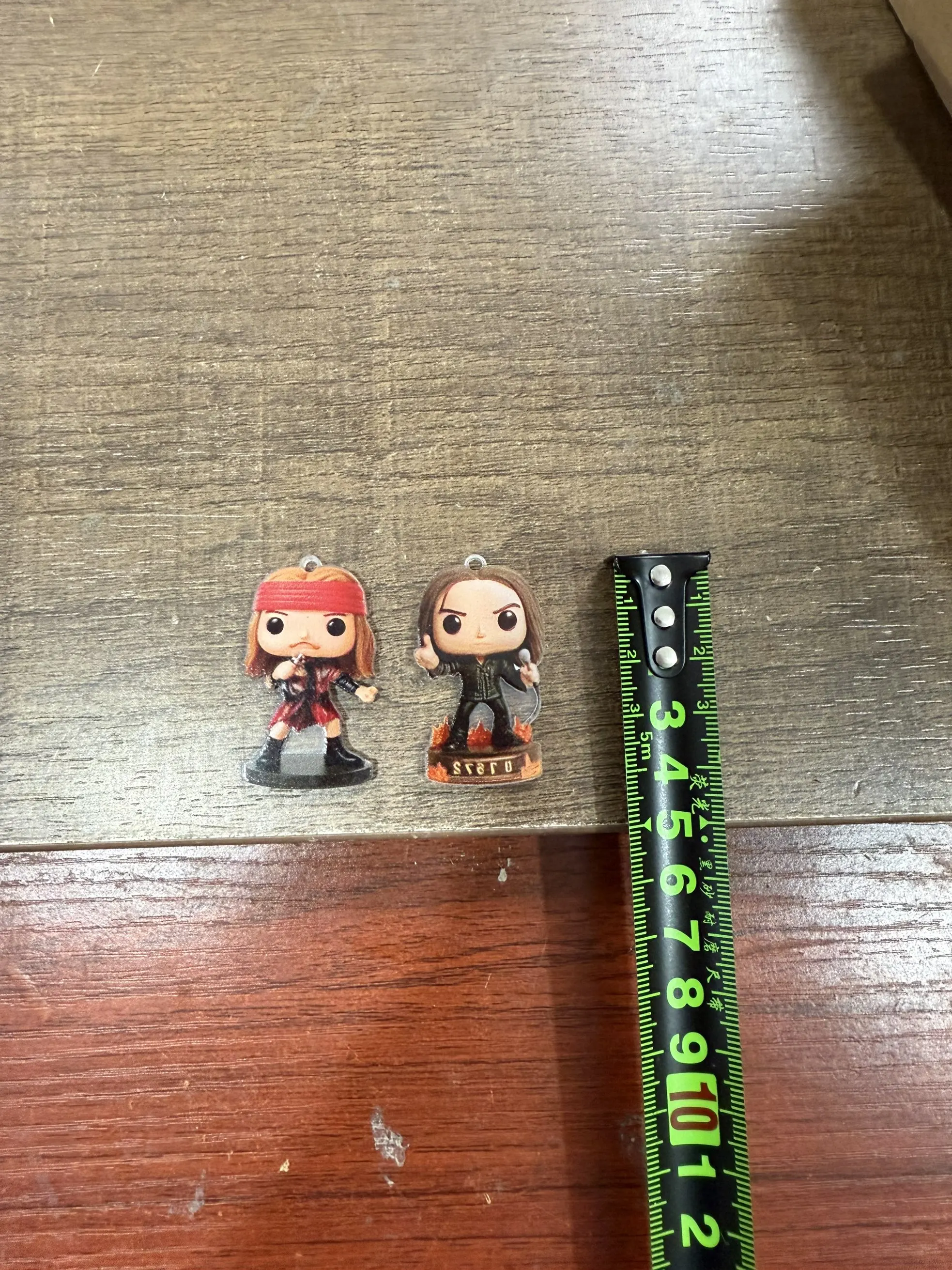 ** Calendario de Adviento de roca y metal, caja ciega de regalo, colección de personajes musicales icónicas de acrílico plano 2D, calendario de cuenta regresiva, regalos para fanáticos