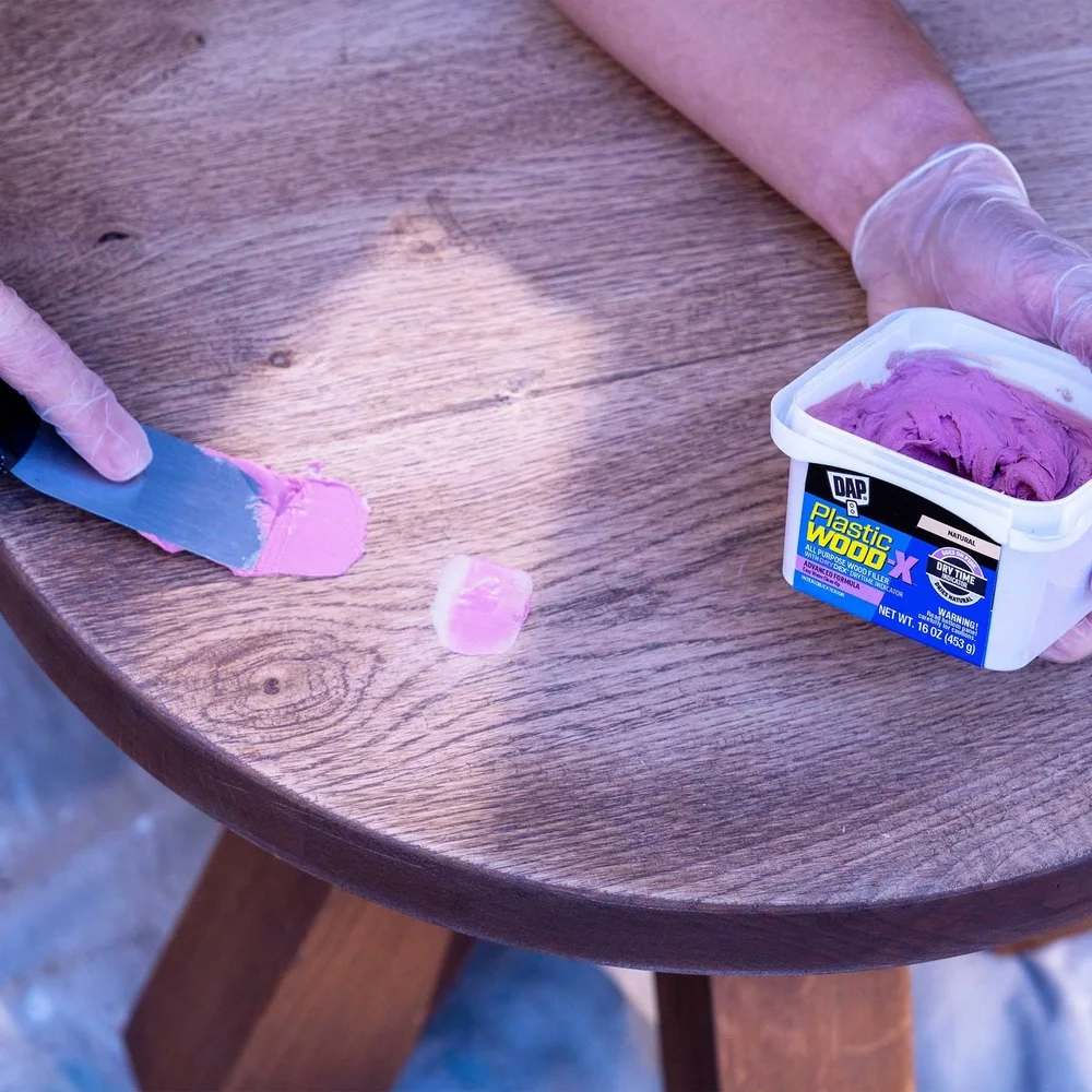 حشو الخشب الطبيعي 16 أونصة تركيبة من اللاتكس القابلة للصدأ سهلة الاستخدام سميكة سكين الصف حشو الإصلاحات الخارجية الداخلية