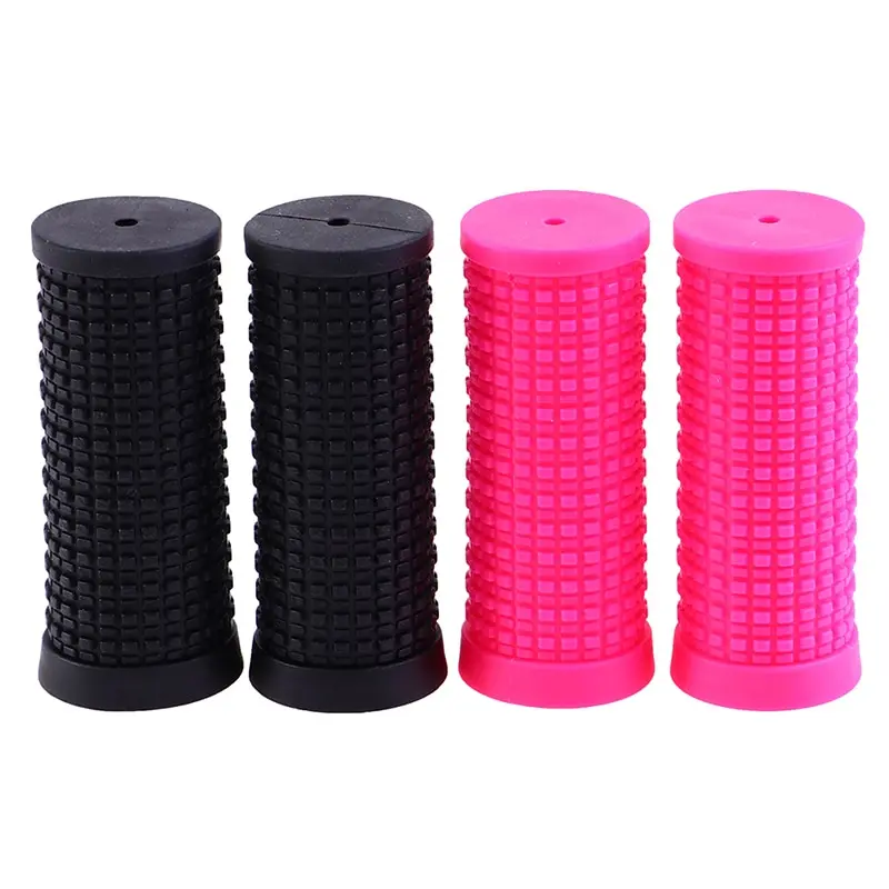 Hot Sale 2pcs Bicycle Rubber Slip On Short Handlebar Grips Non-Slip Handle Bar Bike Parts