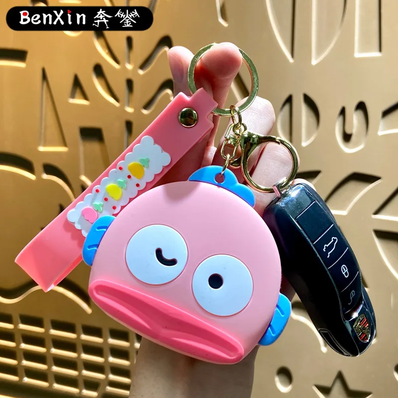 miniso Creative and cute coin purses, keychains, bags, pendants, cartoon key chains, pendants, earphone cases