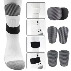 A Set Mini Football Leg Guards Pads Lightweight Football Equipment Soccer Shin Guards Protective Gear With Elastic Fixing Strap