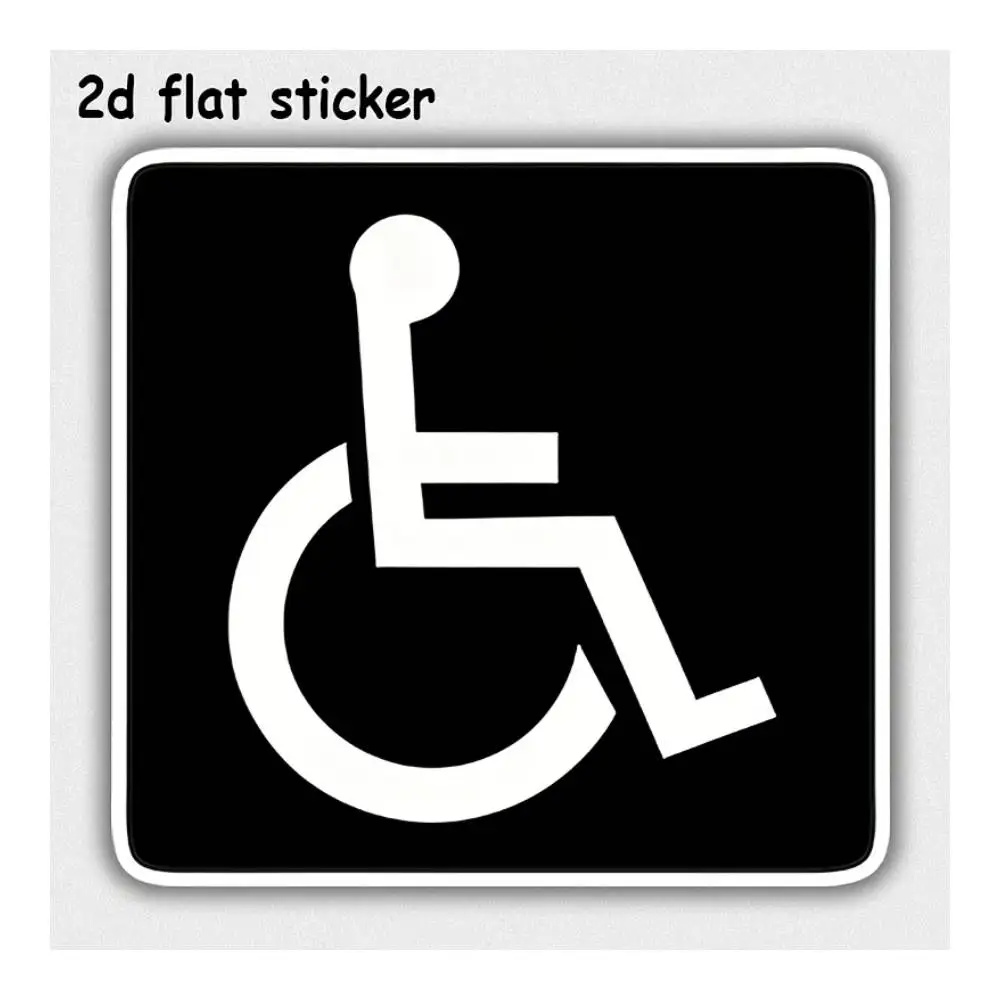 Accessibility Symbol Design Waterproof Decal For Laptops, Cars, Motorcycles, Water Bottles & Smooth Surfaces