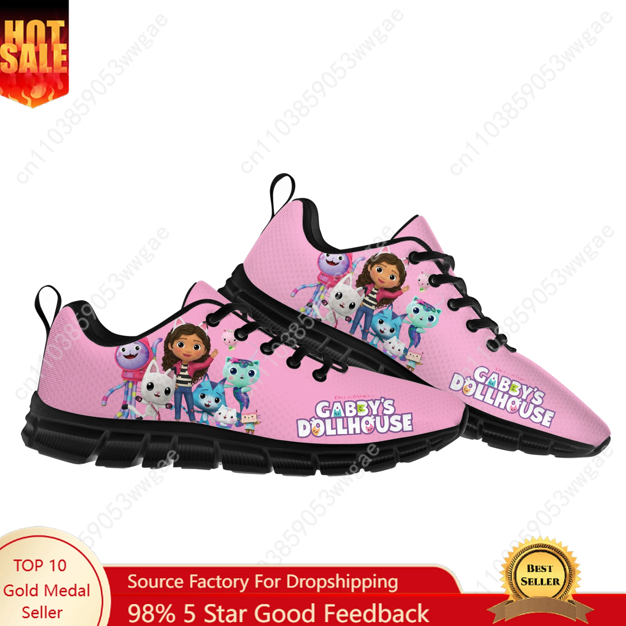 

Gabby's Dollhouse Sneaker Mens Womens Teenagers Customized Sports Shoes Casual High Quality Comfortable Durable Customized Shoes