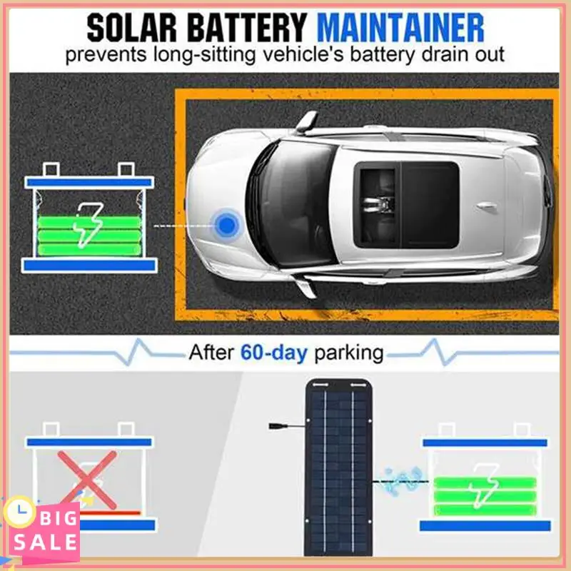 

Better-60W 12V Solar Panel Kit Waterproof Outdoor Camping Battery Charger Solar Plate With USB Car Charger For Car RV Caravan