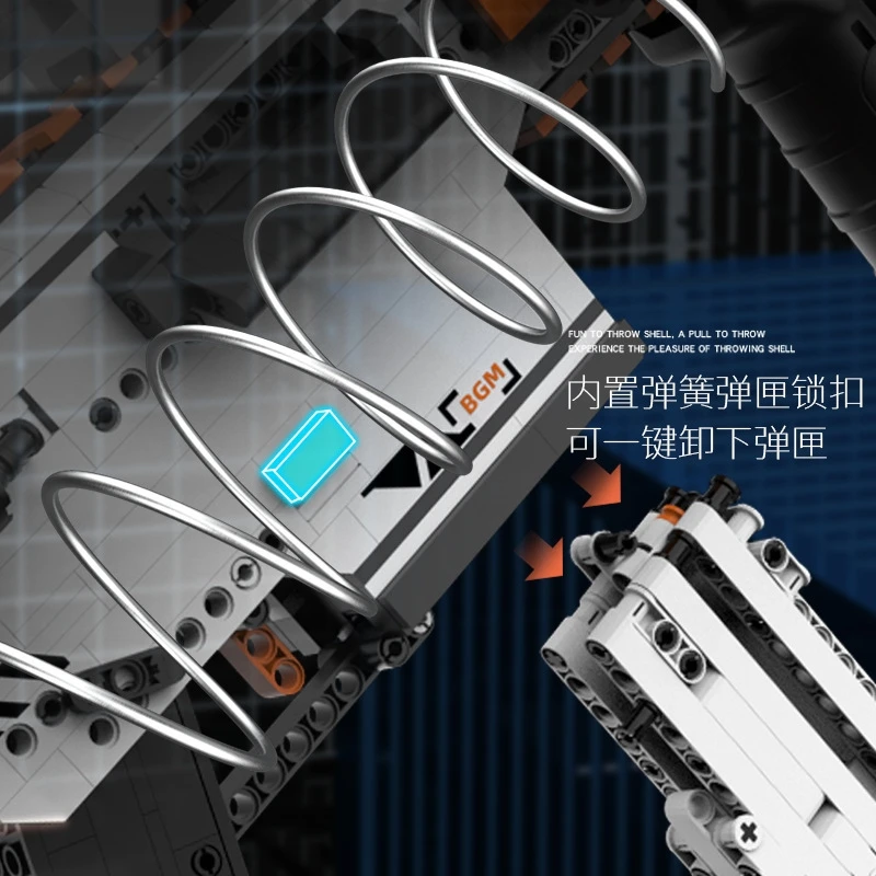 W3 기술 총 키트 군사 WW2 무기 모델 군인 피규어 권총 세트 액세서리 빌딩 블록 소년 장난감 선물