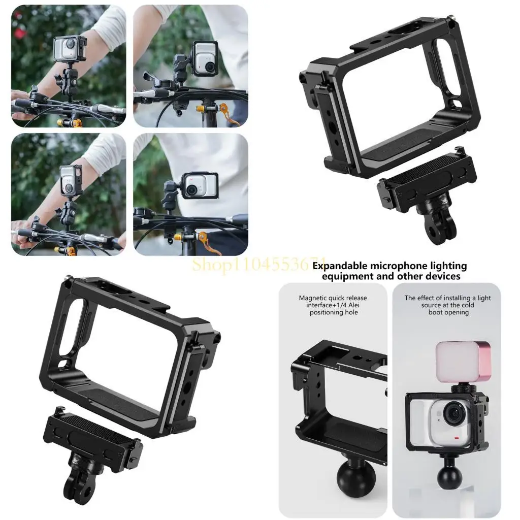 

Best Seller Metal Frame Camera Cage For Go With Shockproof Silicone Pad And Heat Dissipation Design