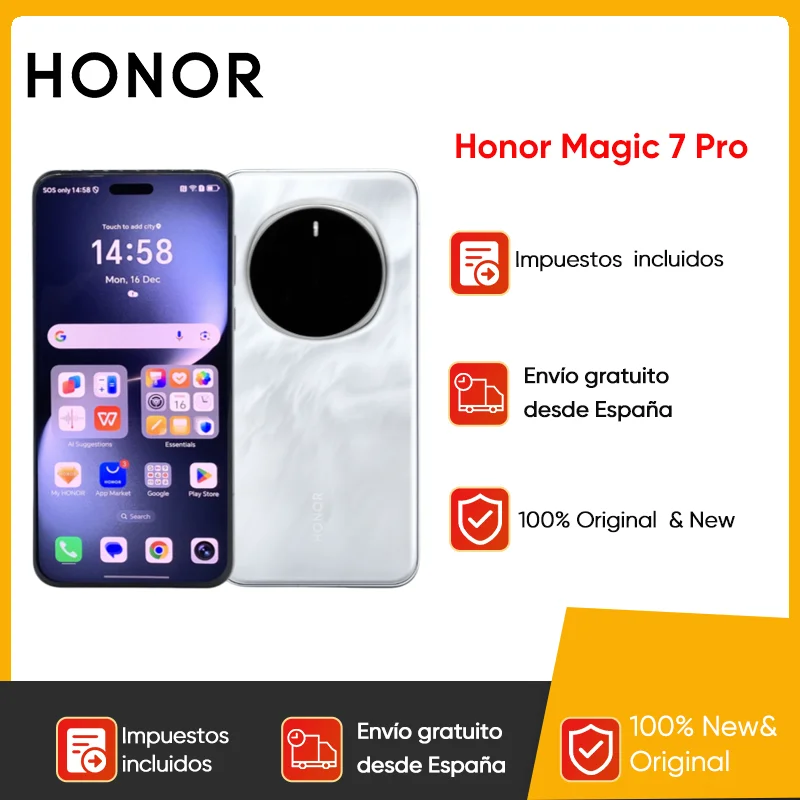 2025 neue HONOR magic7 pro 5g Smartphone Snapdragon 8 Elite 6.8 ''120hz ltpo Display w Schnell ladung ip69 globale Version HONOR Magic 7 Pro