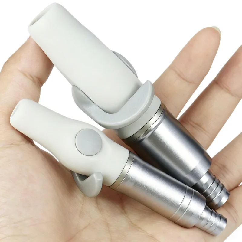 1pc Dental Strong Weak Suction Control Head Autoclavable Sterilizable Aluminum Switch Handle Silicone Tip Clinic Suction Tool