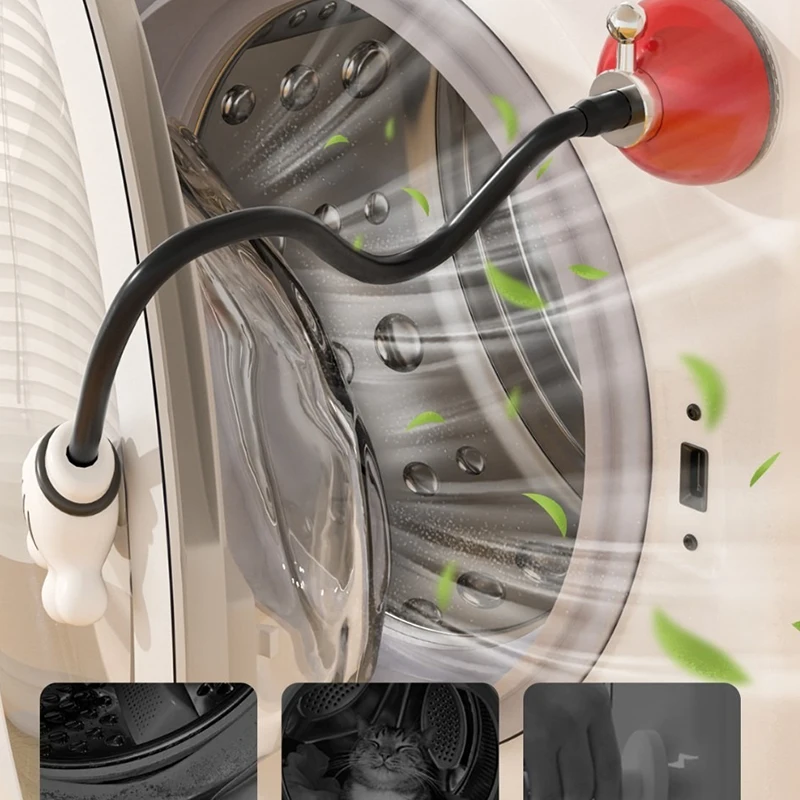 Magnetic Washer Door Prop-Stabilizer For Front Load Machines-Easy-Install, Flex Design-Fits Most Washers & RV Laundry Doors