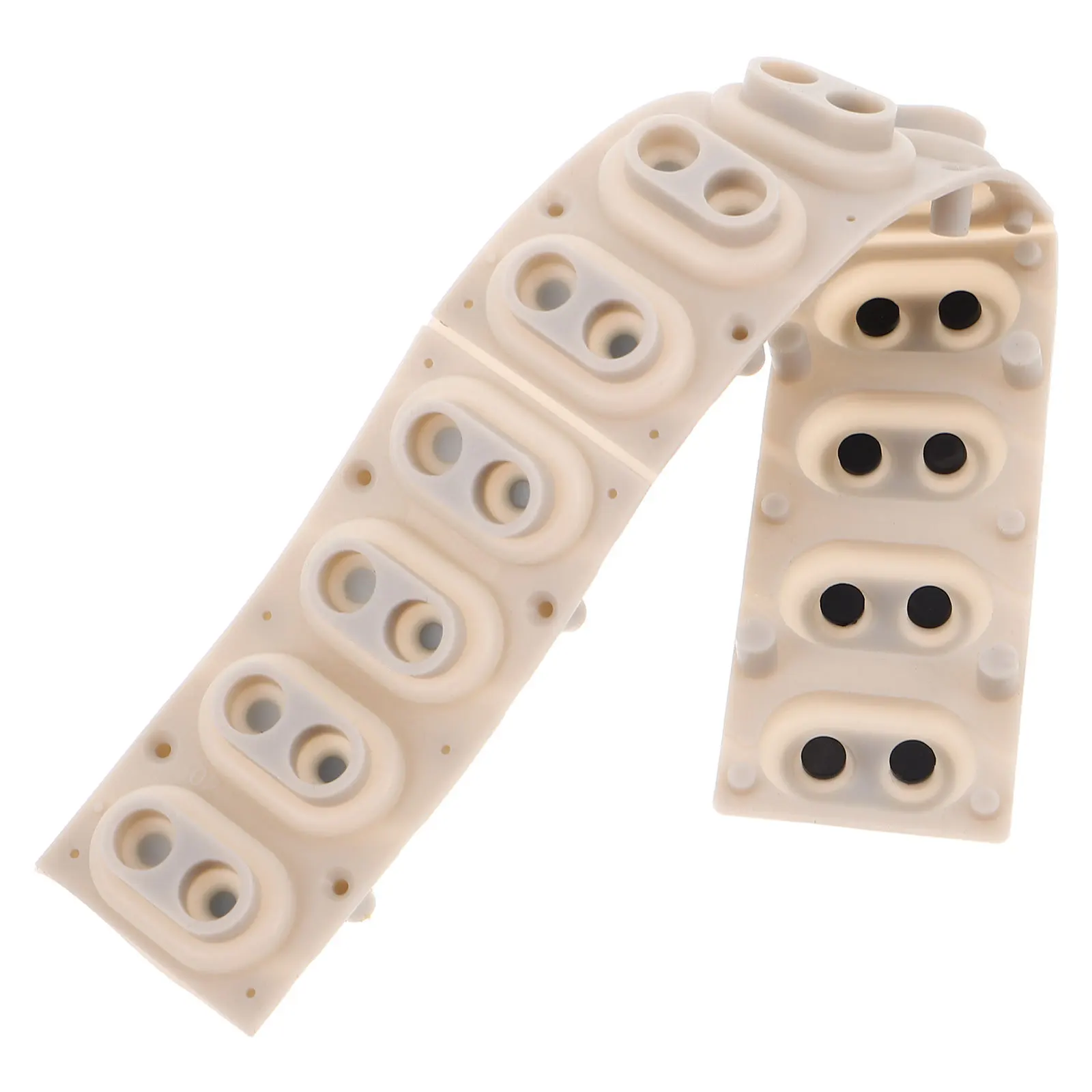 

12-Key Silicone Key Contact Strip Replacement Conductive Rubber Pad Electronic Keyboard Repair Kit Digital Piano Contact Sheet