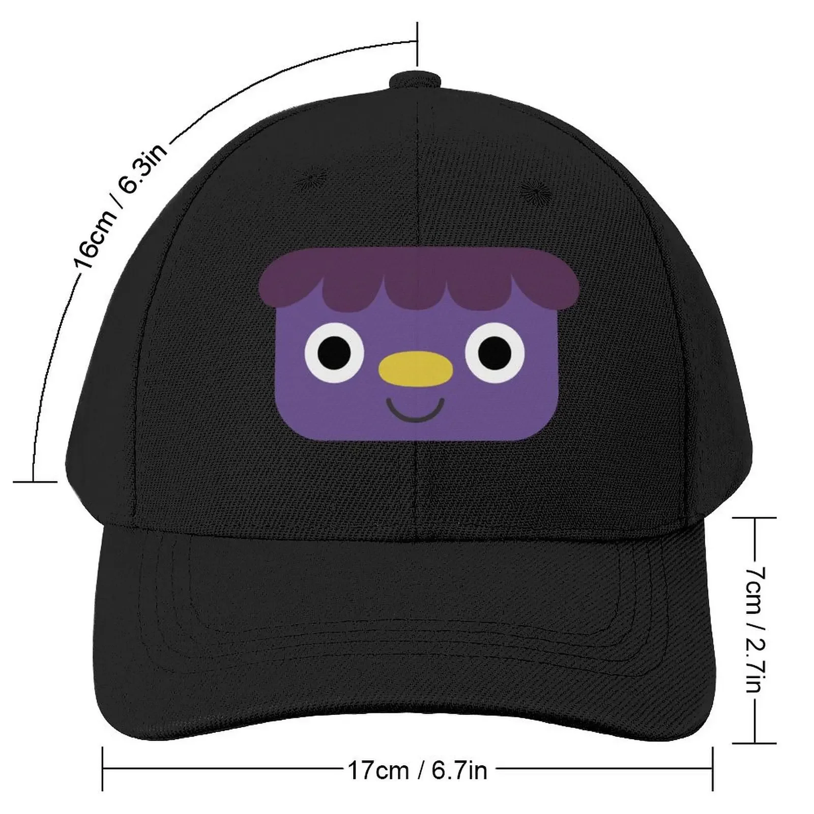 Noodle & Pals Jelly Face Baseball Cap Anime Hat Horse Hat |-F-| Men Caps Women's