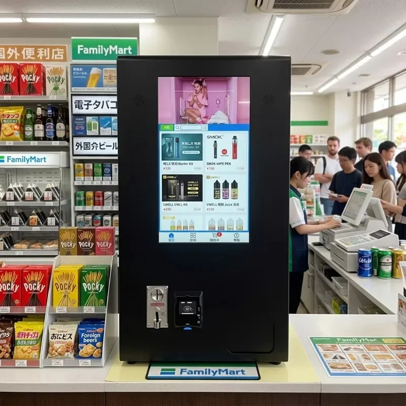Mini Multi-Purpose Combo Vending Machine Condom Snack Tissue Feminine Hygiene Age Verification Card Reader Self-Service