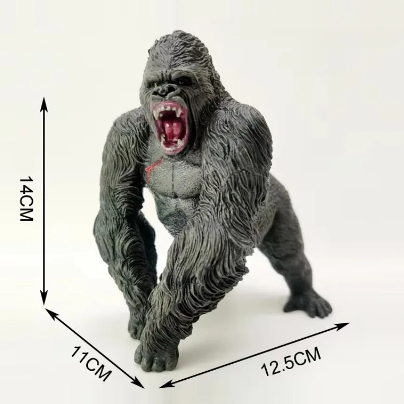 Fascicodoll Dinosaur Action Figure Educational Toys for Children Animals Toys Set Animal King Gorilla Model Household Decoration