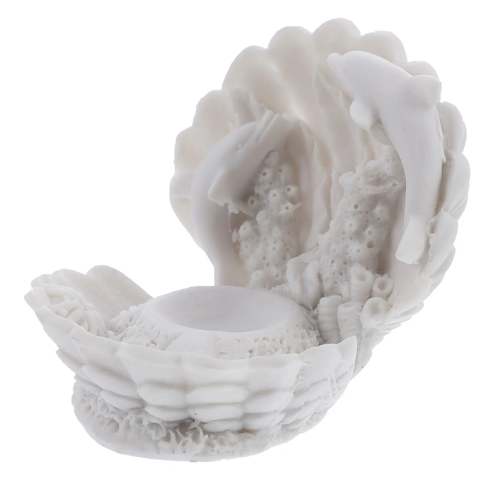 دولفين شل الراتنج الكرة قاعدة ديكور أعمالا فنية صور الدعائم سطح المكتب الزينة دولفين الديكور شل تصميم ديكور