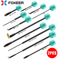 2pcs FOXEER FPV Antenna Lollipop 4 Plus 4+ 5.8G 2.6dBi Omni Mini Antenna RHCP LHCP SMA RPSMA MMCX UFL for RC FPV Racing Drone