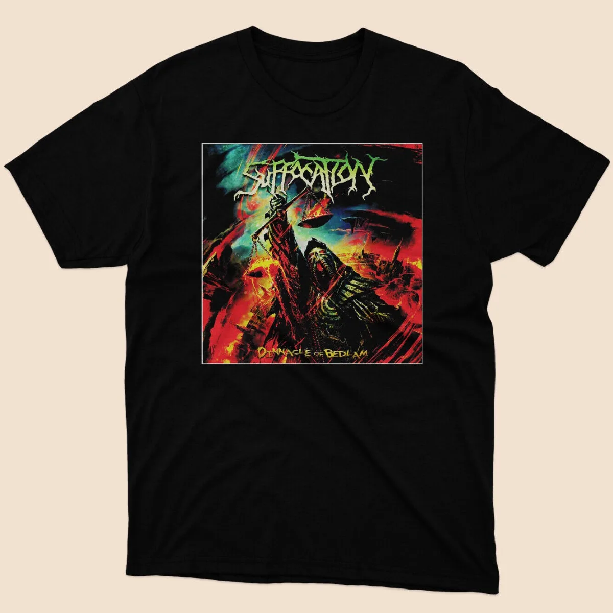 Suffocation - Dinnacle of Bedlam Music T-Shirt Black Size S to 5xl