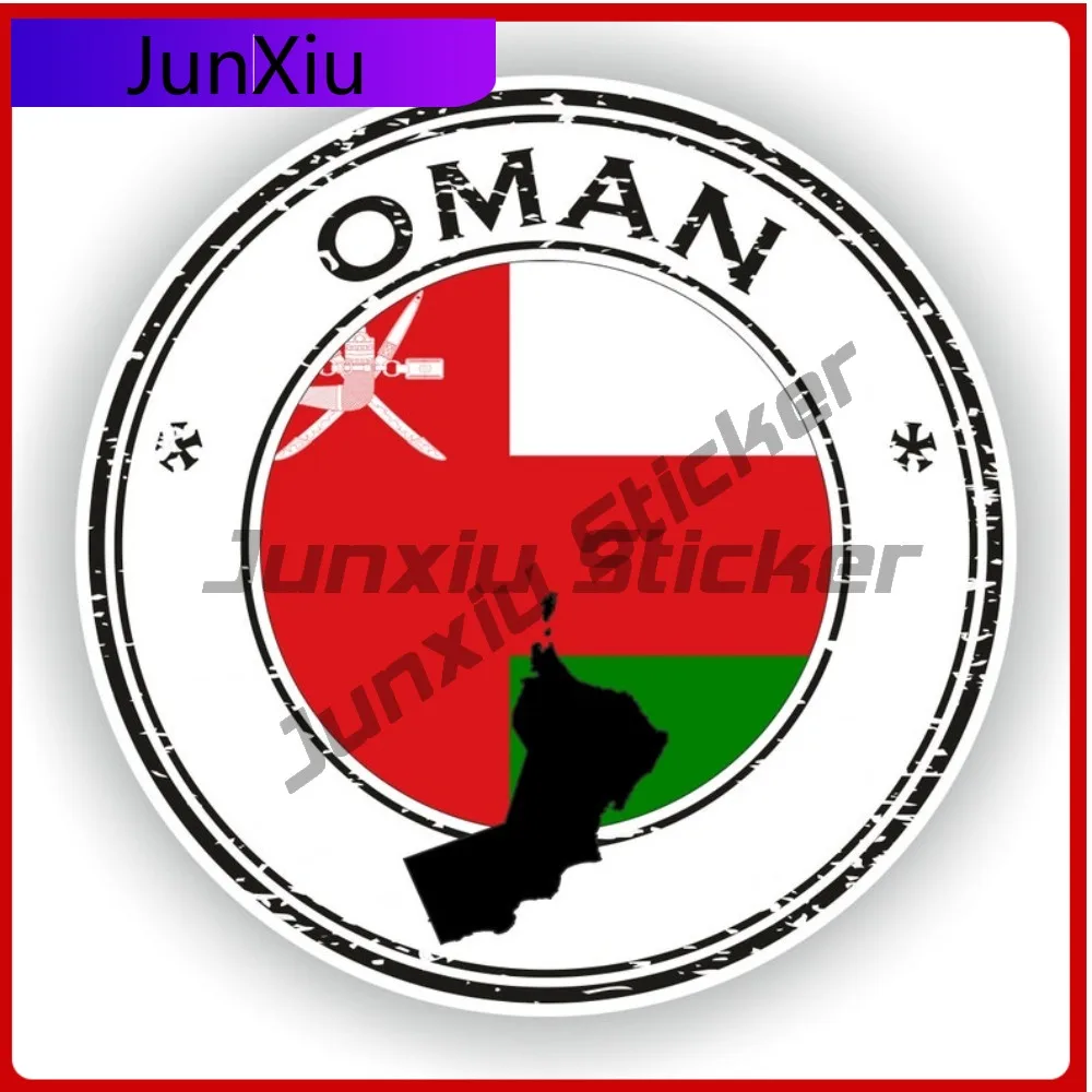 

Oman Seal Round Flag Personality Auto Styling Detail Applied To Vehicle Exterior Bodywork And Glass