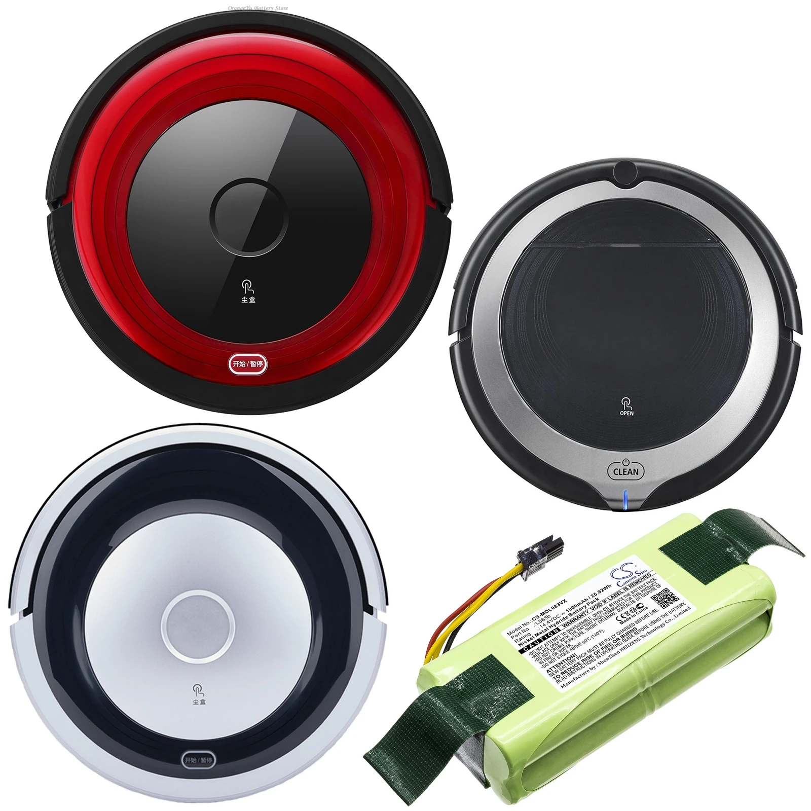 14,4 В 1800 мАч CS-MDL083VX Вакуумный аккумулятор L083b для Midea R1-L081A, R1-L083B, R1-L085B VCR01 VCR03 VCR03W VCR12 + ИНСТРУМЕНТ