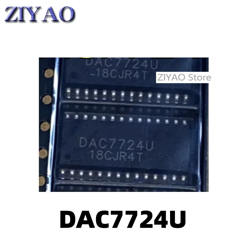 

5PCS DAC7724U SOP28 package DAC7724UB digital to analog converter chip