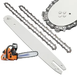 2x Chainsaw Chains & 14'' Guide Bar Replacement For Stihl Chainsaws 017 MS170 HT70 MSE160 HT75 HT100 HT101 019T MS190 E140 MS171