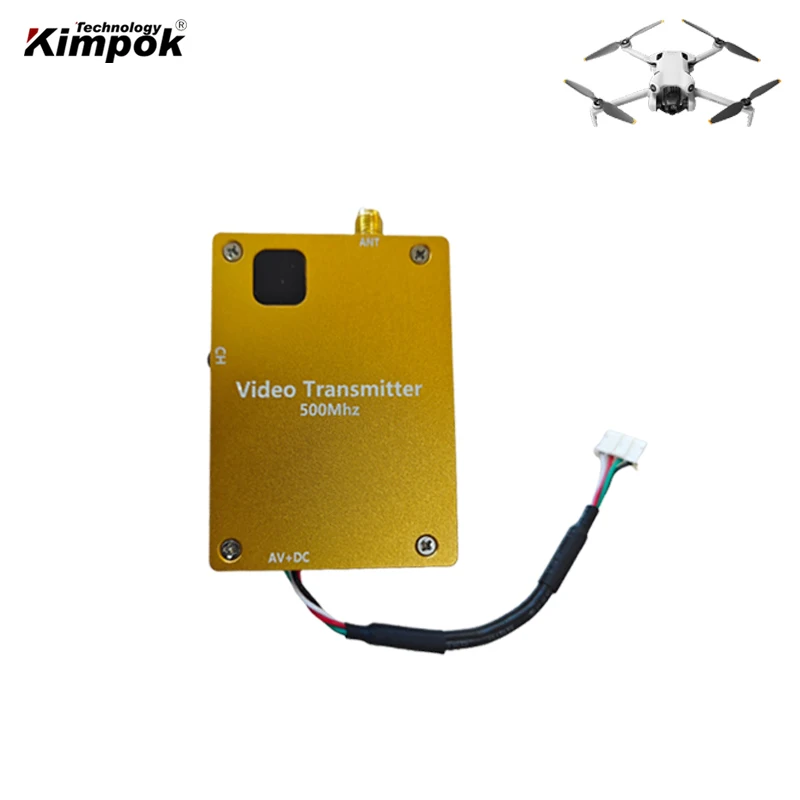 

40km FPV Video Transmitter 500~600Mhz Wireless UAV Vtx 4W Long Range Transmission