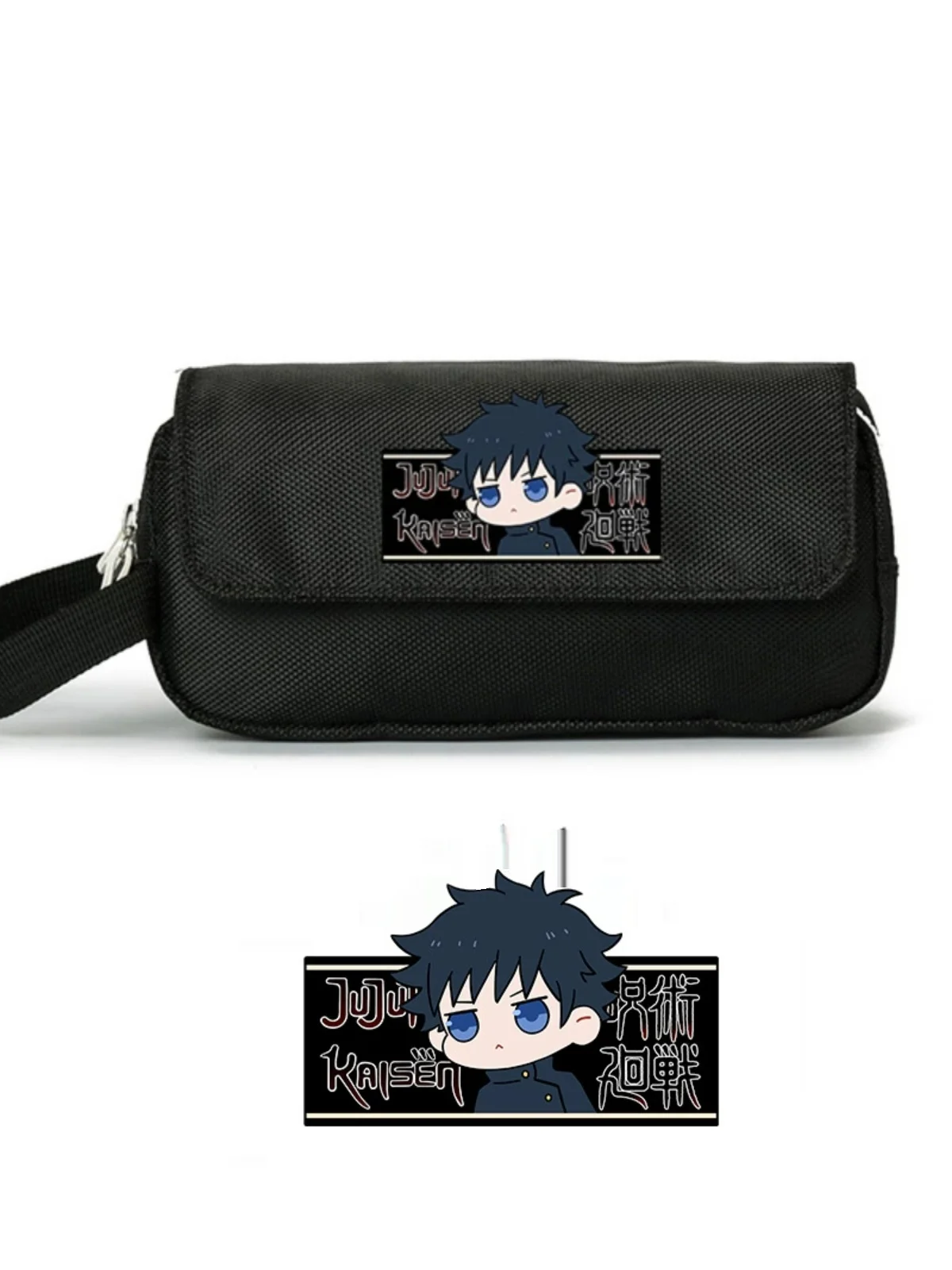 Astuccio Anime Jujutsu Kaisen Yuji Itadori Gojo Satoru Cosplay borsa portapenne di grande capacità forniture regalo di cancelleria per bambini