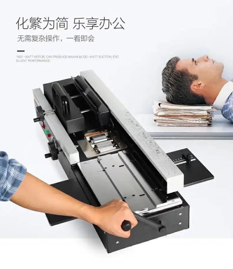 2020 new design notebook perfect binder glue small book binding machine for sale low price