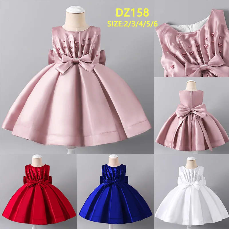 

Toddler Baby Girl Party Dresses Infant Birthday Princess Dress Girls Wedding Gown Children Clothes