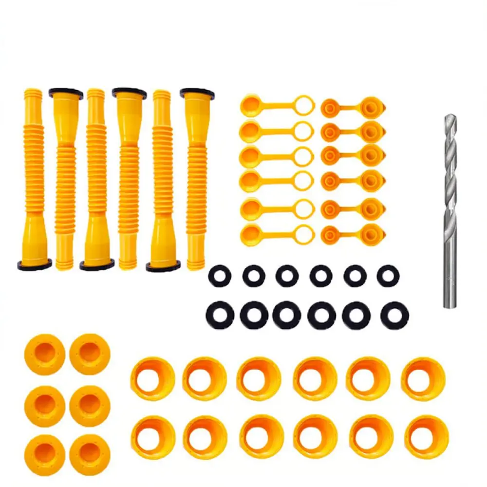Industrial Threaded Pipe End Cap Plastic Hex Nut Protective Plug Seal Cover Dustproof Fitting For Urea Oil Nozzle