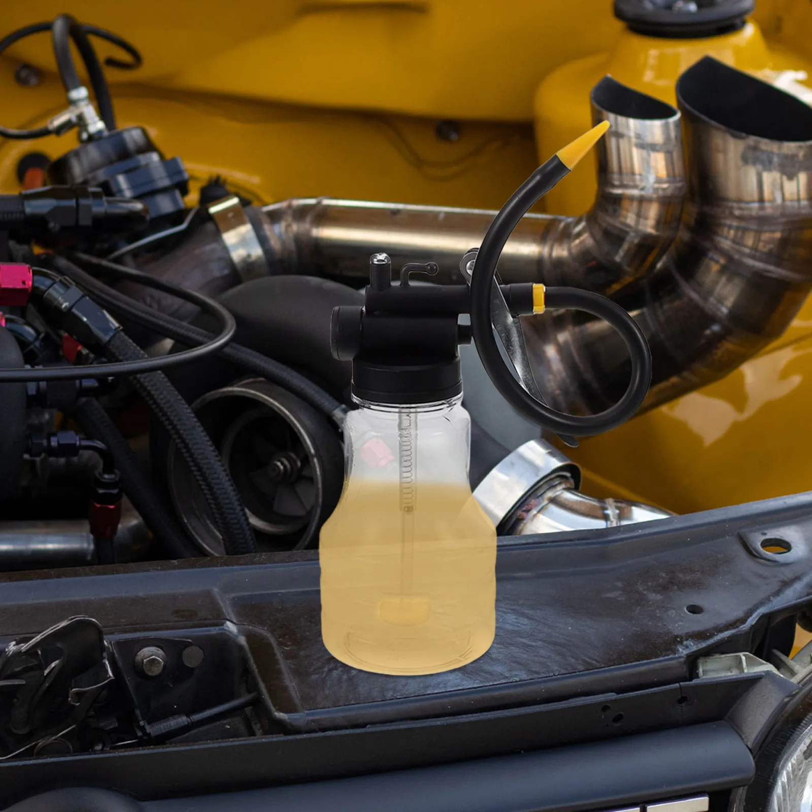 

250Ml Transparent Can High Pressure Plastic Dispenser Flexible Nozzle Lubricant Container For Car Motorcycle Gas Fuel Engine