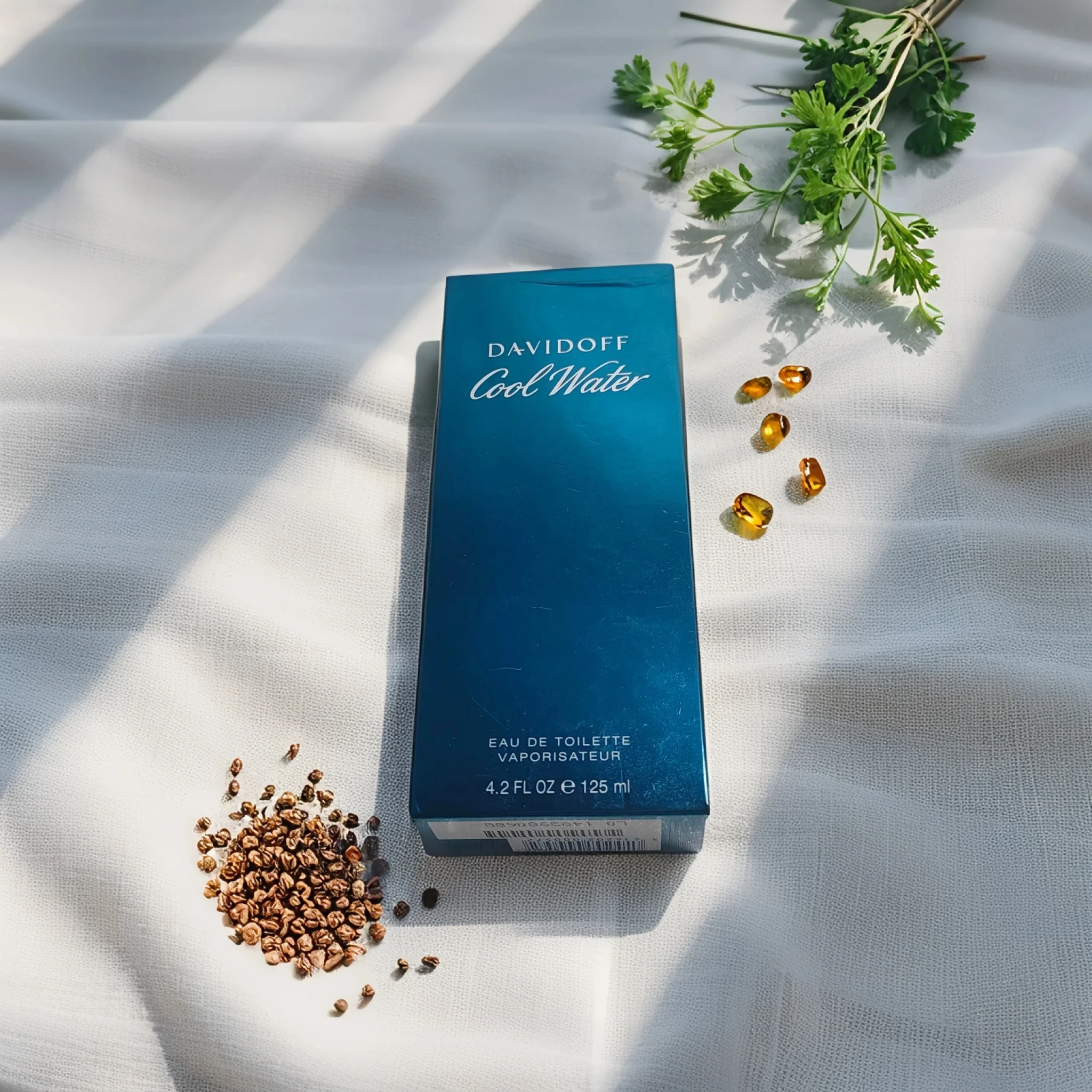 بخاخ Davidoff Cool Water Eau de Toilette للرجال، كولونيا عطرية طازجة تدوم طويلاً، عطر كلاسيكي 125 مل / 4.2 أونصة #3