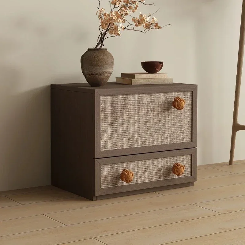 Solid wood medieval card door cabinet Nordic Italian light luxury style bedroom Modern simple,multi-functional combination chest