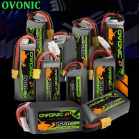 OVONIC 3S 4S 6S Lipo Battery 450 850mAh 1050mAh 1300mAh 1550mAh LiPo Battery Pack For FPV Helicopter Drone Boat Airplane