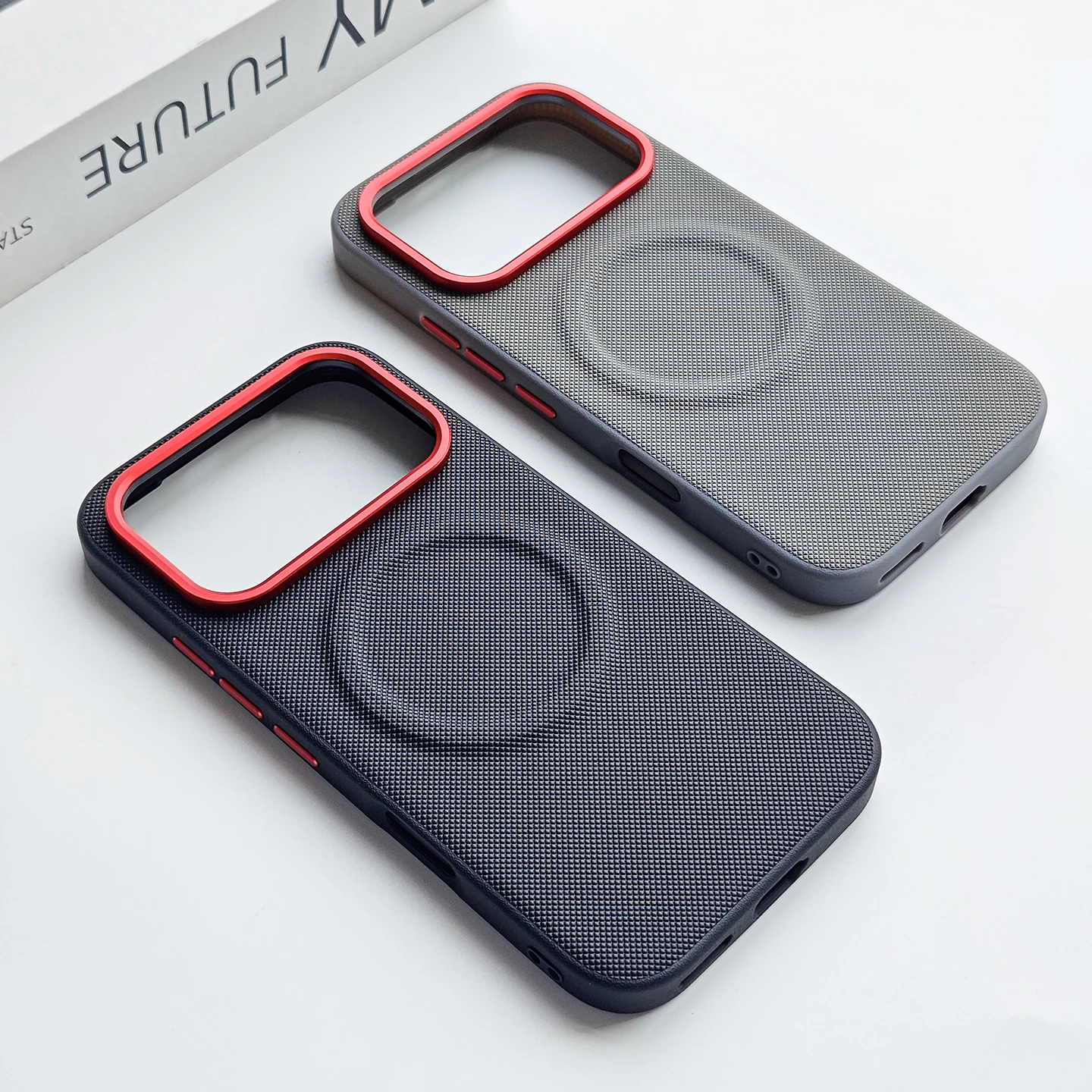 Étui en cuir magnétique tissé de luxe pour Honor 600 Pro Honor 600, protection antichoc pour chargeur sans fil Magsafe