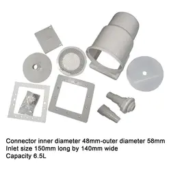 Replacement Pool Skimmer Kit Wide Mouth Skimmer Pool Cleaning Set for Above Ground Swimming Pool Parts
