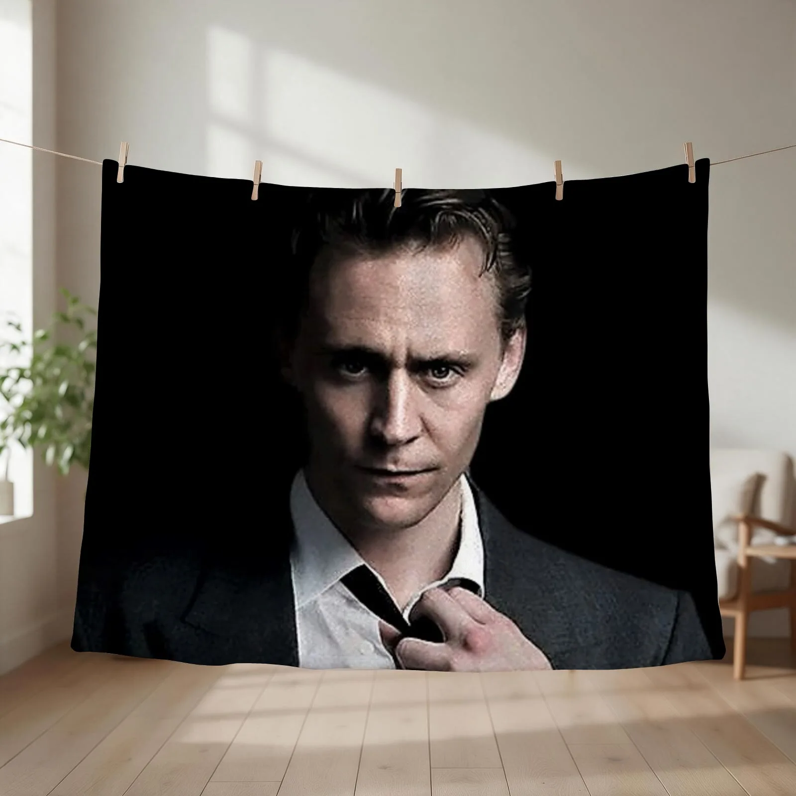 Tom in suit Throw Blanket couch cozy soft plush fuzzy picnic outdoor blanket